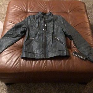 Faux leather jacket